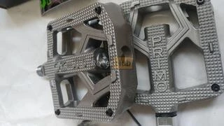 Педали магниевые Primo Balance magnesium platform, 4 ПРОМ подшипника Cr-Mo ось, серые