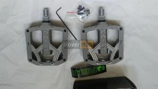 Педали магниевые Primo Balance magnesium platform, 4 ПРОМ подшипника Cr-Mo ось, серые