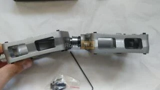 Педалі магнієві Primo Balance aluminium platform, 4 ПРОМ підшипника Cr-Mo вісь,сірі