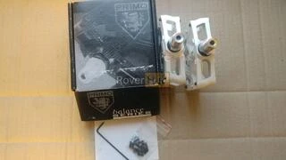 Педали магниевые Primo Balance aluminium platform, 4 ПРОМ подшипника Cr-Mo ось, белые