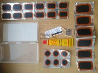 Латки Thumbs Up Maxi (24x35мм-12шт. 25мм-6шт. 32х50мм-6шт.) + клей 20мл, пластиковая коробка