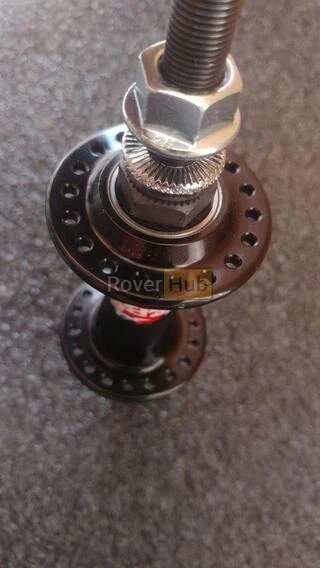 Втулка на промах передня Novatec Rebel 36 спиць 10мм порожниста 4130 Cr-Mo вісь