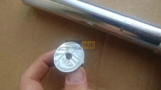 Вилка велосипеда BMX 20" 4130 Cr-Mo сталь, 1.1/8" шток, 10мм ось Crow BMX Хром, Подвійний батінг