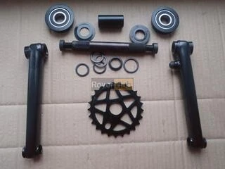 Велосипедна система KHE bikes 4130 Cr-Mo шатуни + USA каретка на промах + зірка 25Т