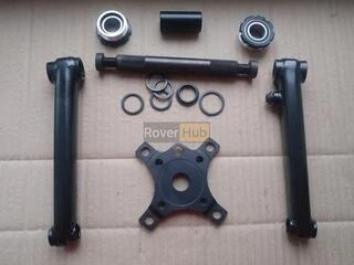 Велосипедная система KHE bikes 4130 Cr-Mo шатуны + евро каретка на промах + переходник на 104BCD