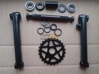 Велосипедна система KHE bikes 4130 Cr-Mo шатуни + mid каретка на промах + зірка 25Т
