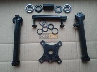 Велосипедна система KHE bikes 4130 Cr-Mo шатуни + mid каретка на промах + перехідник на 104BCD