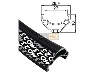 Обід 29" Alex MD23 622x18мм (28,4*23*18мм) під Disk, піст. 32отв. чорн.