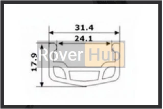 Обід Alexrims DX2418 BMX 20" 36 спиць велосипедний