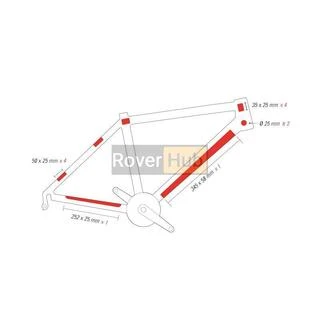 Защита рамы Zefal "Skin Armor М" (2600) полиуретан. прозр. (12шт) (3420582600011)