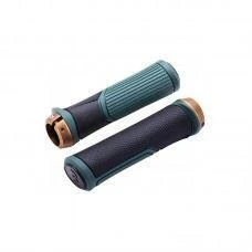 Ручки керма BBB BHG-96 "Cobra" 142 мм чорно-зелені із замком (8716683111323)