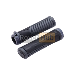 Ручки керма BBB BHG-96 "Cobra" 142 мм чорно-сірі із замком (8716683111309)