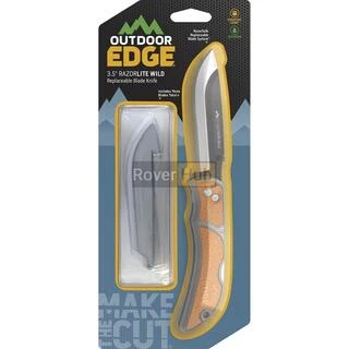 Ніж складаний Outdoor Edge RazorLite Wild зі змінними лезами з Японської нержавіючої сталі для EDC бушкрафту
