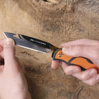 Ніж складаний Outdoor Edge RazorLite Wild зі змінними лезами з Японської нержавіючої сталі для EDC бушкрафту