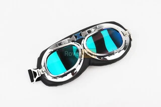 Окуляри "РЕТРО", чорно-сріблясті (хамелеон скло), MT-006