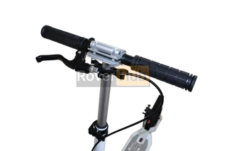 Самокат складаний VNC PY-2021C білий з амортизаторами, колеса 200мм,