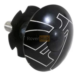 Ромашка + кришечка + болт VP 1.1/8" в зборі алюмінієва чорна для BMX БМХ MTB МТБ