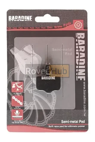 Колодки для дискових гальм Baradine DS-44 Avid Elixir (1/3/5/VIA GT/7/ 9/R/CR) SRAM XX, XO, DB (5/3/1), Level TL,T,Level