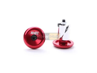 Баренди ODI Aluminum End Plugs w/Lasered Logo Red