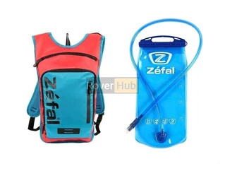 Рюкзак Zefal "Z Hydro L" (7062A), с гидратором 2L, красно-голубой