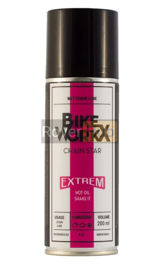 Мастило для ланцюга BikeWorkX Chain Star Extreme спрей 200 мл.