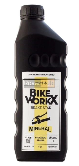 Гальмівна рідина BikeWorkX Brake Star Мінеральна олія 1л.