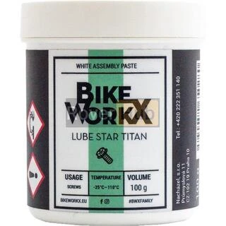 Мастило для нарізних з'єднань BikeWorkx Lube Star Titan банка 100 г