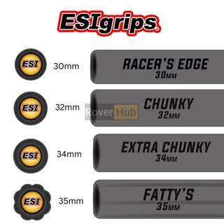 Грипси ESI Fatty's Black Silicone Bicycle Grips
