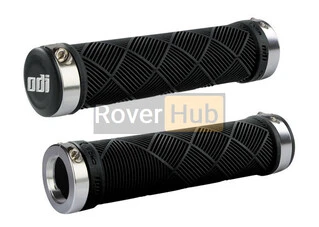 Гріпси ODI Cross Trainer MTB Lock-On Bonus Pack Black w/Silver Clamps (чорні з серебристыми замками)