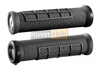 Гріпси ODI Elite Flow, V2.1 Lock On, Black/Black w/Black Clamp (чорні з чорними замками)
