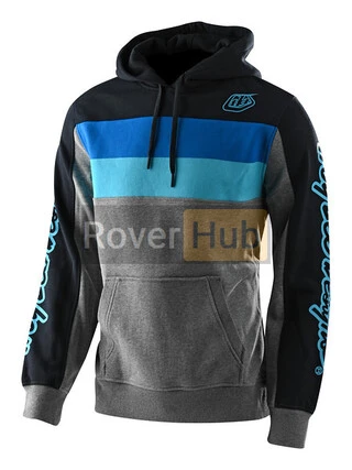 Худі TLD Block Signature PO Hoodie [Gray Heather/Blue] Розмір XL