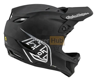 Вело Шолом фуллфейс TLD D4 Carbon [Stealth Black/Silver] Розмір XL