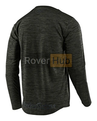 Джерсі TLD Flowline L/S Jersey [Signature Heather Green/Tangerine] Розмір S