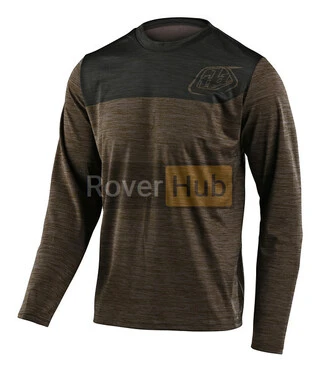 Джерсі TLD Flowline L/S Jersey [Shield Heather Walnut/Charcoal] XL