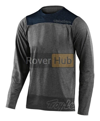 Джерсі TLD Skyline L/S Jersey [London Gray Heather/Navy] Розмір S