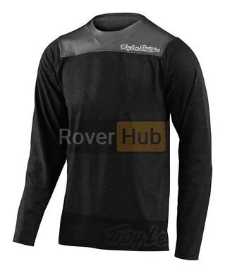 Джерсі TLD Skyline L/S Jersey [London Gray Heather Black/Black] Розмір XL