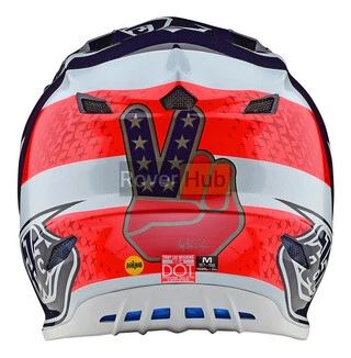 МотоШолом TLD SE4 POLYACRYLITE [FREEDOM RED / WHITE] M