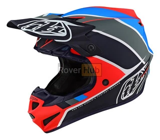 МотоШолом TLD SE4 POLYACRYLITE [BETA ORANGE / NAVY] L