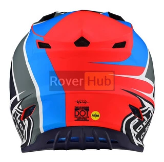 МотоШолом TLD SE4 POLYACRYLITE [BETA ORANGE / NAVY] L