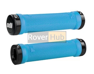 Гріпси ODI Ruffian MTB Lock-On Bonus Pack Bright Blue w/Black Clamps (сині з чорними замками)