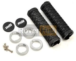 Гріпси ODI SDG LOCK-ON GRIPS Black w/Purple Clamps (чорні з фіолетовими замками)