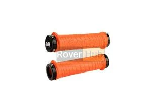 Гріпси ODI Troy Lee Designs Signature  MTB Lock-On Bonus Pack Orange w/ Black Clamps (помаранчеві з чорними