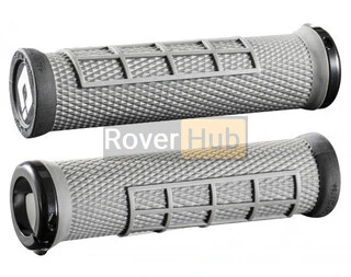 Гріпси ODI Elite Flow, V2.1 Lock On, Graphite Black w/Black Clamp, графітові з чорними замками