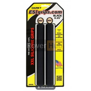 Гріпси ESI XXL 8.25" Chunky Black (чорні)