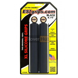 Гріпси ESI XL 6.75" Extra Chunky (чорні)