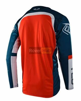 Джерсі TLD Sprint Jersey Fractura [Slate Blue Orange] 2X