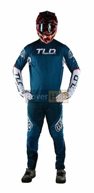 Джерсі TLD Sprint Jersey Fractura [Slate Blue Orange] 2X