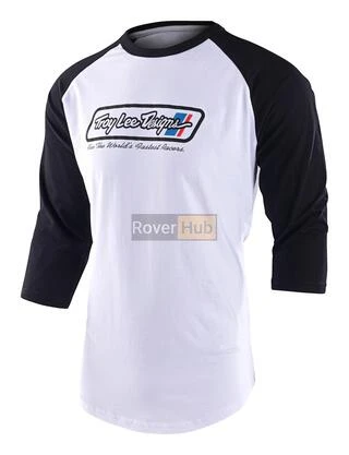 Реглан TLD GO FASTER RAGLAN; WHITE / BLACK SM