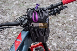 Сумка на кермо KasyBag Pocket Pack One hand (кормушка) Black-Purple