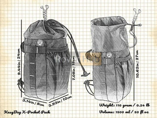 Сумка на кермо KasyBag X-Pocket Pack One hand (кормушка) no pocket